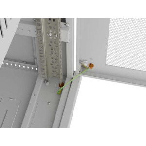 Lanberg FF01-6815-23SL 15U, Stand alone, 600 x 800, Mesh door, Gri