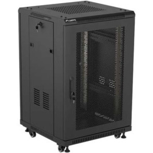 Lanberg FF01-6618-23B 18U, Stand alone, 600 x 600, Metal door, Negru