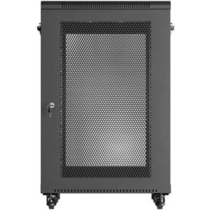Lanberg FF01-6618-23B 18U, Stand alone, 600 x 600, Metal door, Negru