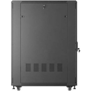 Lanberg FF01-6027-23B 27U, Stand alone, 600 x 1000, Mesh door, Negru