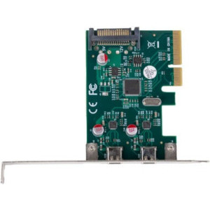 Lanberg PCE-UC3-002 1x PCI-E Male - 2x USB-C 3.2 Gen 2 Female