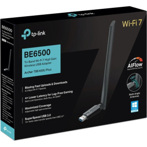 TP-LINK Archer TBE400U Plus, Tri-Band BE6500 WiFi 7