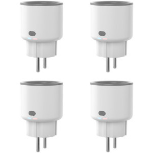 Sonoff Priza Smart S60TPF, Wi-Fi, Control vocal, 4 buc
