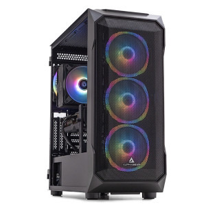 PC Gaming BALAUR Plus Esports Edition, Intel i5-14400F 2.5GHz, 16GB DDR5, 500GB SSD, RTX 5060 8GB GDDR7, Iluminare RGB