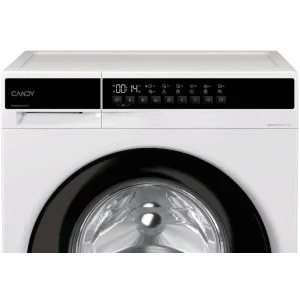 Candy EY 07SB7-S, Slim, 7 kg, 1000 RPM, Clasa A, Inverter, ProActive Wash, Alb