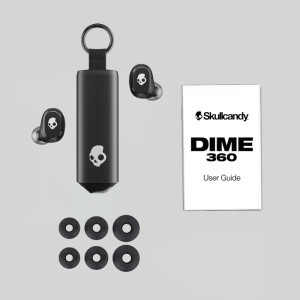 SkullCandy In-Ear, Dime 360 Bone White