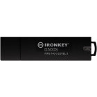 Memorie externa Kingston IronKey D500S  128GB USB 3.2 Gen 1 Black