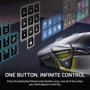 Corsair Nightsword v2 Wireless SD Stream Deck Black