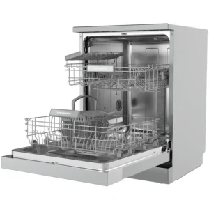 Heinner HDW-FSM60514XE++, 14 seturi, 5 programe, Clasa E, AquaStop, 60 cm, Inox