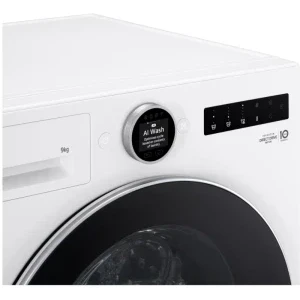 LG F4X9009TWCE, 9 kg, 1400 RPM, Inverter Direct Drive, AI DD, TurboWash 360, Steam+, Scent+, Smart Pairing, ThinQ, Alb