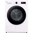 Uscator de rufe LG RHX1009NWK, Pompa de caldura, 9 kg, Clasa C, Inverter, Sensor Dry, ThinQ, Alb