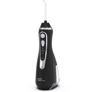 WATERPIK Irigator oral portabil WP-582, 3 trepte presiune, 4 rezerve, Negru