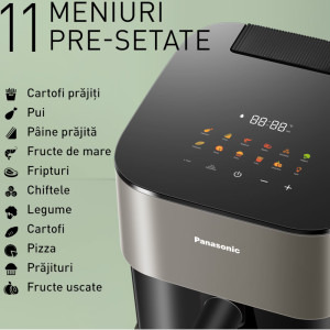 Panasonic Friteuza cu aer cald NF-CC500NXE, 1450W, 5L, Olive