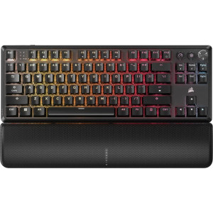 Tastatura Gaming Corsair K70 Core TKL Wireless RGB Corsair MLX Red Mecanica, Black