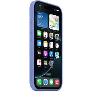 Apple Protectie pentru spate, material silicon pentru iPhone 16 Pro Max, culoare Periwinkle (SEASONAL)