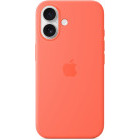 Apple Protectie pentru spate, material silicon pentru iPhone 16 Tangerine (SEASONAL)