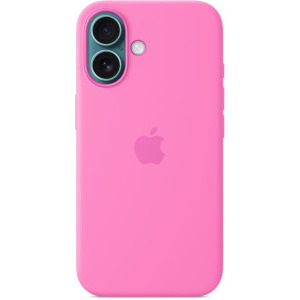 Apple Protectie pentru spate, material silicon pentru iPhone 16 Plus - Peony (SEASONAL)