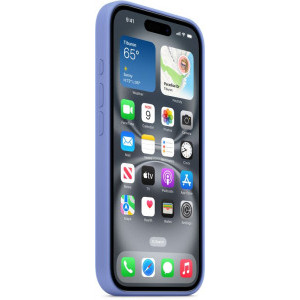 Apple Protectie pentru spate, material silicon pentru iPhone 16 Plus Periwinkle (SEASONAL)