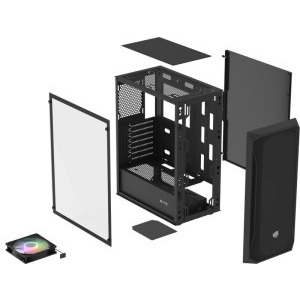 Fury Shobo SH4 RGB Midi Tower Black