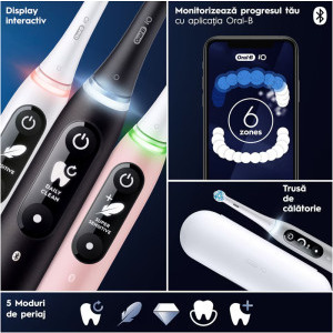 Oral-B Periuta de dinti electrica iO6 Roz + Trusa de calatorie