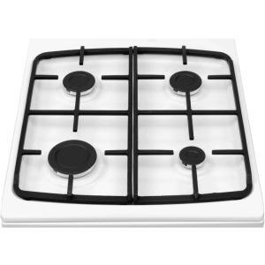 Hansa FCMW582109, 4 arzatoare, Mixt, Aprindere electrica, Grill, Clasa A, 50 cm, Alb