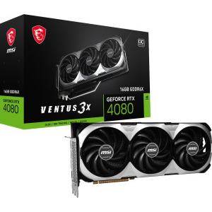 MSI GeForce RTX 4080 VENTUS 3X OC 16GB GDDR6X 256-bit DLSS 3.0