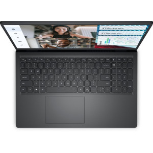 DELL 15.6'' Vostro 3520 (seria 3000), FHD 120Hz, Procesor Intel® Core™ i7-1255U (12M Cache, up to 4.70 GHz), 16GB DDR4, 512GB SSD, Intel Iris Xe, Win 11 Pro, Carbon Black, 3Yr ProSupport