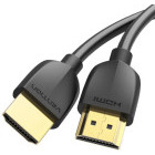 Cablu video Vention HDMI Male - HDMI Male, v2.0, 2 m, Negru