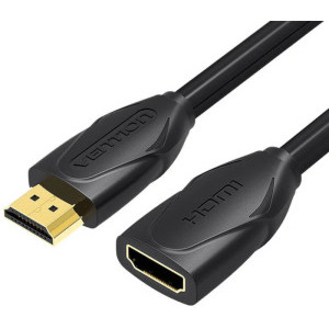 Vention HDMI Male - HDMI Female, v2.0, 3 m, Negru