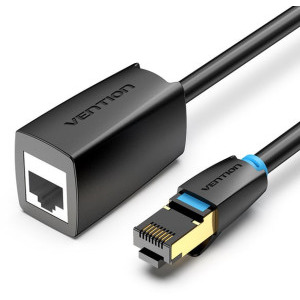 Cablu retea Vention Prelungitor CAT8 Patch Cable S/FTP 2 m Black