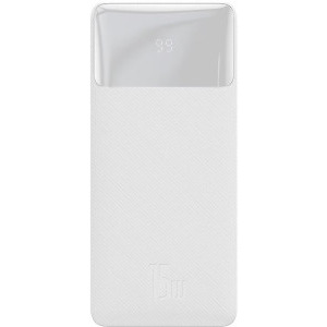 Baterie externa Baseus Bipow 20000 mAh, 2x USB, 1x USB-C, 15, White