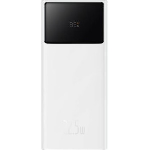 Baterie externa Baseus Star-Lord 30000 mAh, 2x USB, 1x USB-C, 22.5W, White