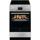 Aragaz Electrolux LKR540267X, Electric, Plita vitroceramica, 4 zone de gatit, Timer, Grill, Clasa A, 50 cm, Inox