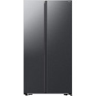 Frigider Side By Side Samsung RS57DG400EB4EO, 583 L, Clasa E, No Frost, AI Inverter, All-Around Cooling, SpaceMax, AI Energy, Control electronic, 178 cm, Negru