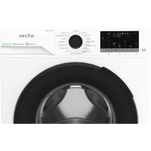 Arctic APLM3WFSU310411W, 10 kg, 1400 RPM, Clasa A, Silent Inverter, ExtraSteam, SaveInAll, IronExpress, Alb