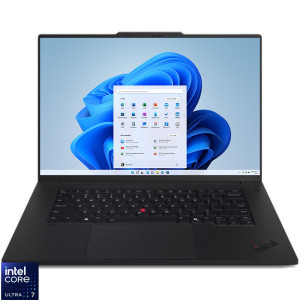 Laptop Lenovo 16 ThinkPad P1 Gen 7, WQXGA IPS 165Hz, Procesor Intel® Core™ Ultra 7 165H (24M Cache, up to 5.00 GHz), 32GB LPCAMM2 LPDDR5X, 1TB SSD, RTX 2000 Ada 8GB, Win 11 Pro, Black