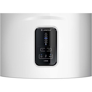 Ariston electric Lydos Eco 80, 1800 W, 80L, Tehnologie WaterPlus, TitanShield, Rezervor emailat cu Titan, Alb