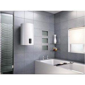 Ariston electric Lydos Eco 100, 1800 W, 100l, Tehnologie WaterPlus, Rezervor emailat cu Titan, Alb
