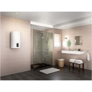 Ariston electric Lydos Wi-Fi 50L, 1800 W, conectivitate internet, rezervor emailat cu Titan