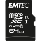 Card memorie Emtec Elite Gold microSDXC Clasa 10 64GB + Adaptor SD