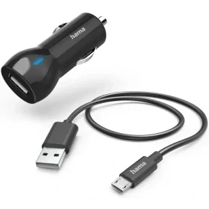 Hama 1x USB, 12 W, Black