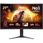 Monitor LED AOC Gaming CQ27G4Z2 Curbat 27 inch QHD VA 0.3 ms 260 Hz HDR