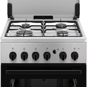 Electrolux LKG504015X, Gaz, 4 arzatoare, Sistem de siguranta, Aprindere integrata, Autocuratare catalitica, Timer, Grill, 50 cm, Inox