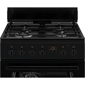 Electrolux LKK664222K, Mixt, 4 arzatoare, Sistem de siguranta, Aprindere integrata, Autocuratare catalitica, Timer, Grill, Clasa A, 60 cm, Negru