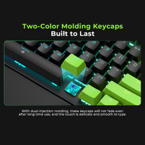 Havit KB926L RGB Black/Green Blue Switch Mecanica