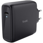 Incarcator retea Trust Maxo, 1x USB-C, Quick Charge 100 W, Black + Cablu USB-C