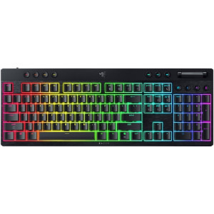 Tastatura Gaming Razer BlackWidow V4 Low-Profile HyperSpeed Wireless Green Clicky Mechanical RGB Black