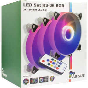 Inter-Tech Argus RS-06 120mm Three Fan Pack