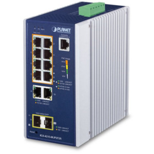 Planet Industrial IGS-4215-8UP2T2S Gigabit