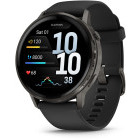 SmartWatch Garmin Venu 4, 45mm AMOLED curea silicon Slate/Black